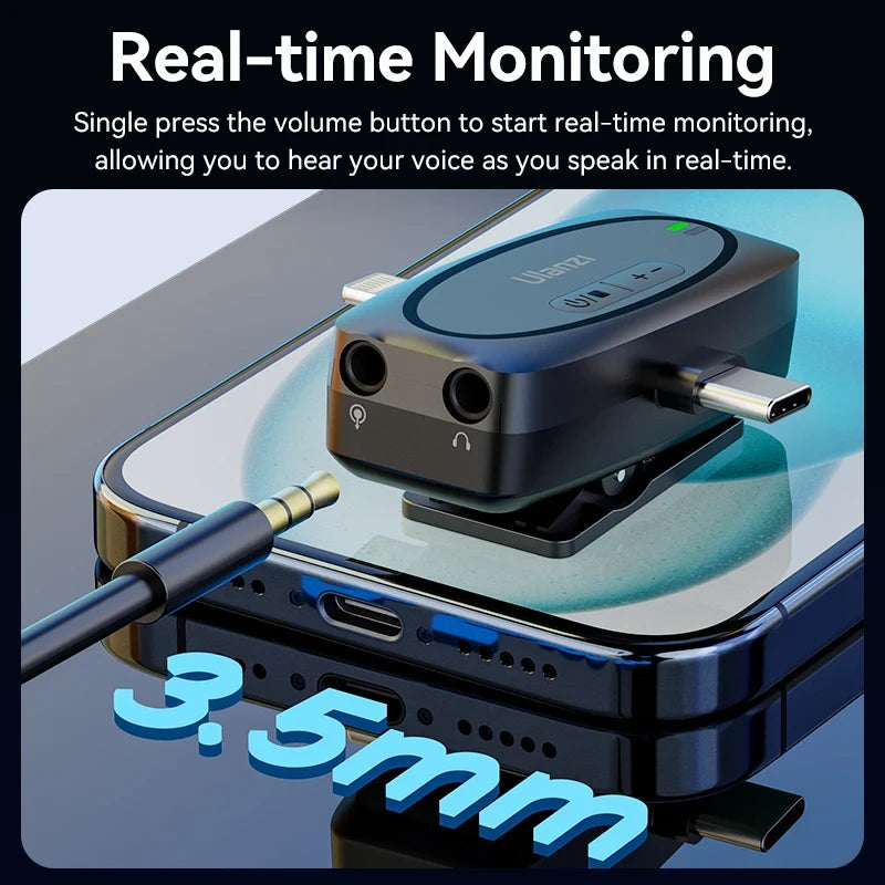 Ulanzi V6 3-in-1 Wireless Microphone