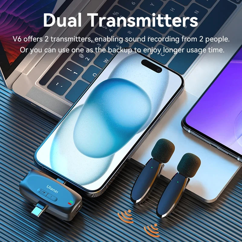 Ulanzi V6 3-in-1 Wireless Microphone